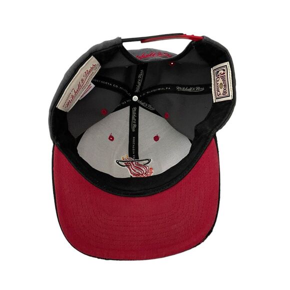 Miami Heat NBA Hardwood Classics Mitchell Snap Wool/Acrylic Snapback Hat Cap euc - Picture 5 of 7